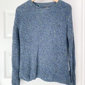 Northern Isles Blue Knit Cotton Sweater Size Small
